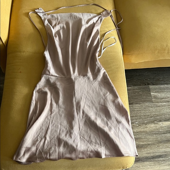 ASOS Strapless Tan Dress - Picture 4 of 5